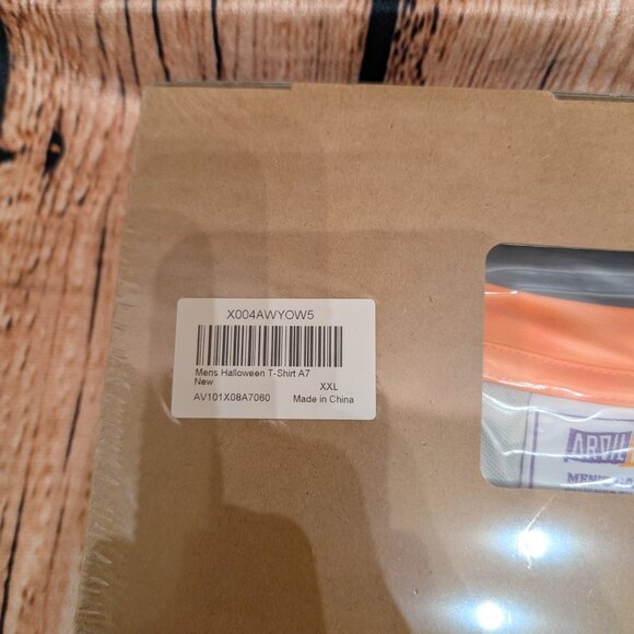 arvil hill Orange Jack-O'-Lantern T-Shirt Size XXL NWT - Picture 4 of 8